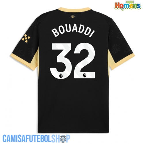 Camisa de time de futebol Manchester City Ayyoub Bouaddi #32 Replicas 2º Equipamento 2026-27 Manga Curta